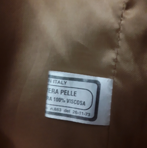 Vere Pelle Italy Tan Trench Coat M Vegan Leather - Picture 6 of 10